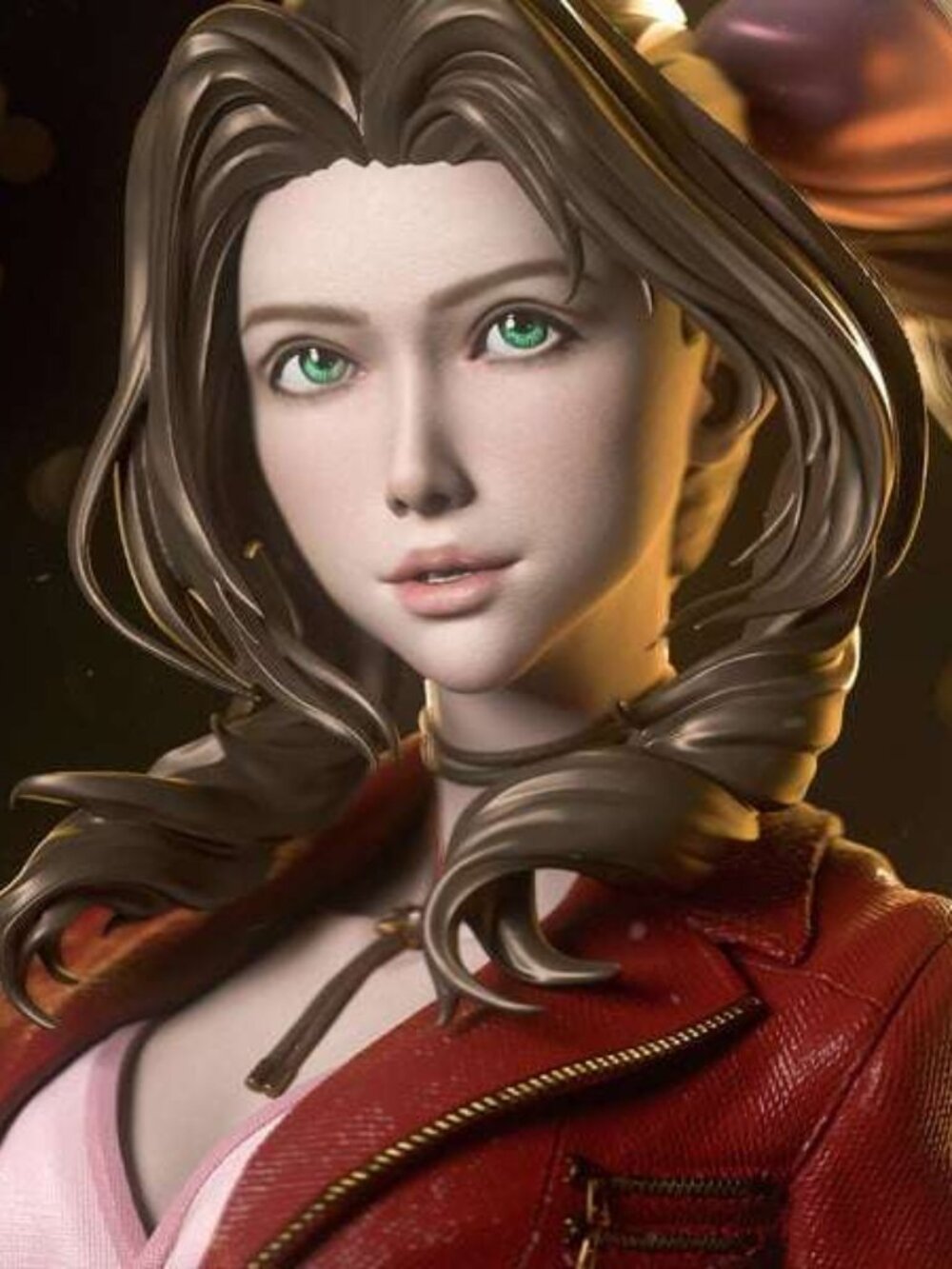Aerith from Final Fantasy VII Resin Statue Part Kit